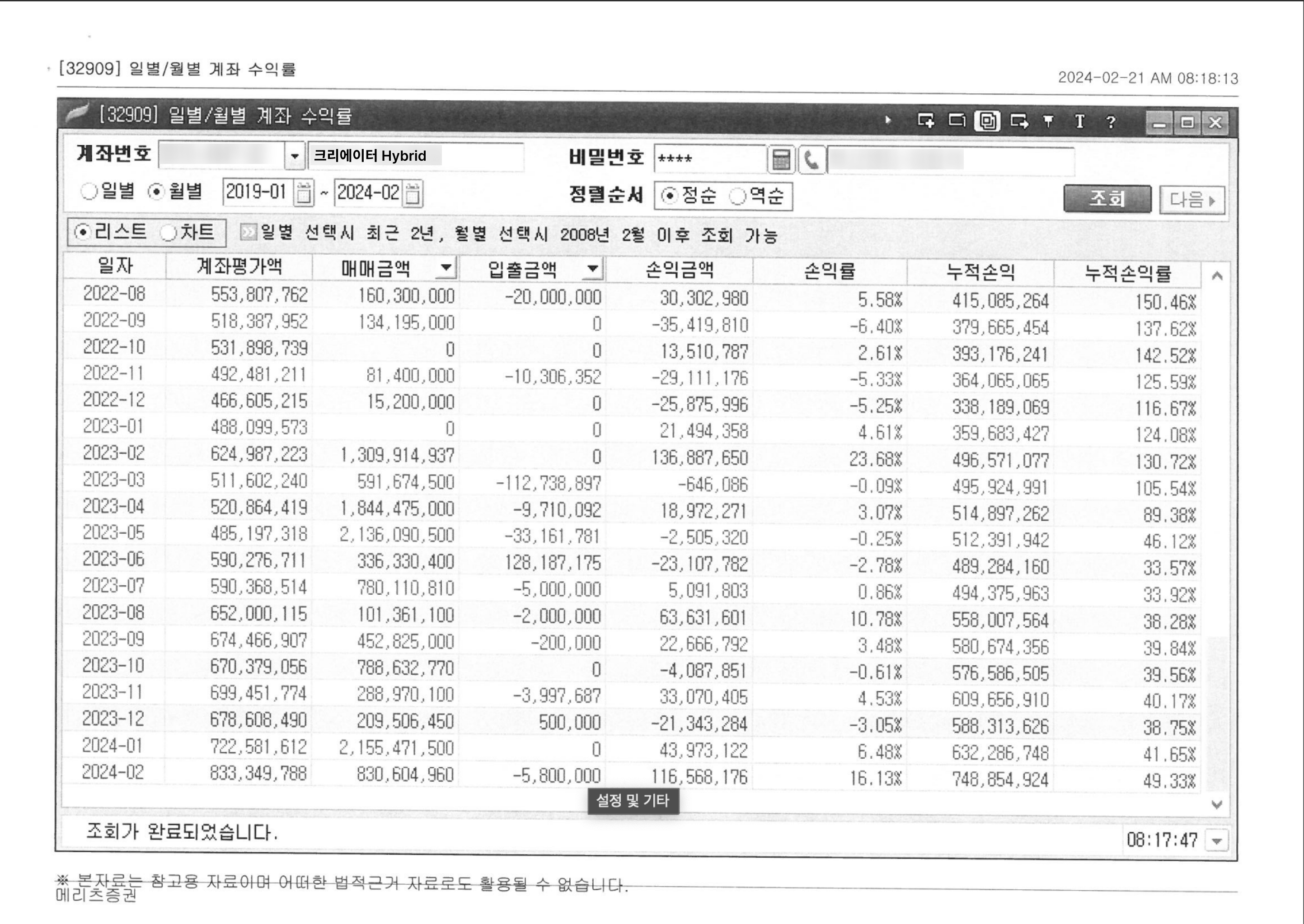 플레이위드 수익 인증 이미지